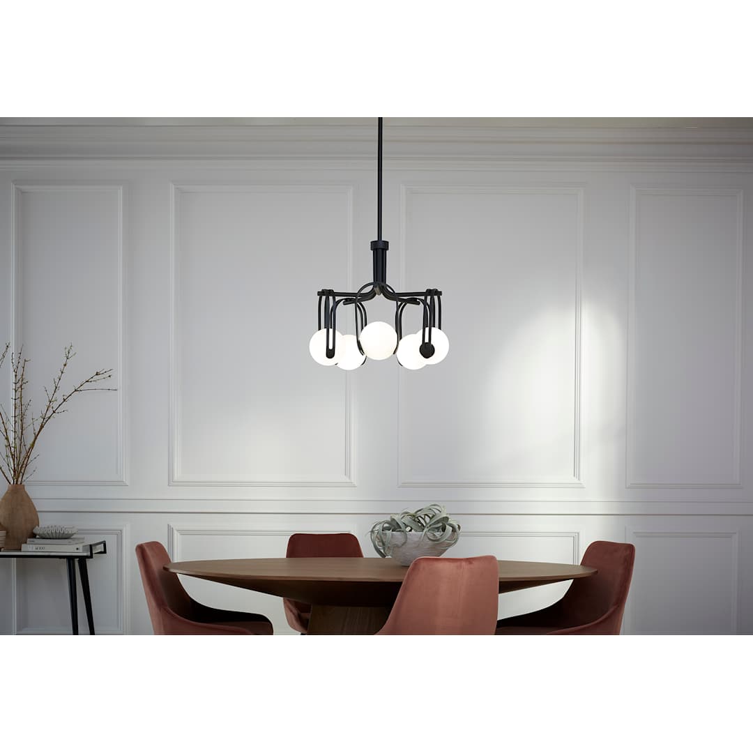 Kraga 5 Light 23" Wide Chandelier