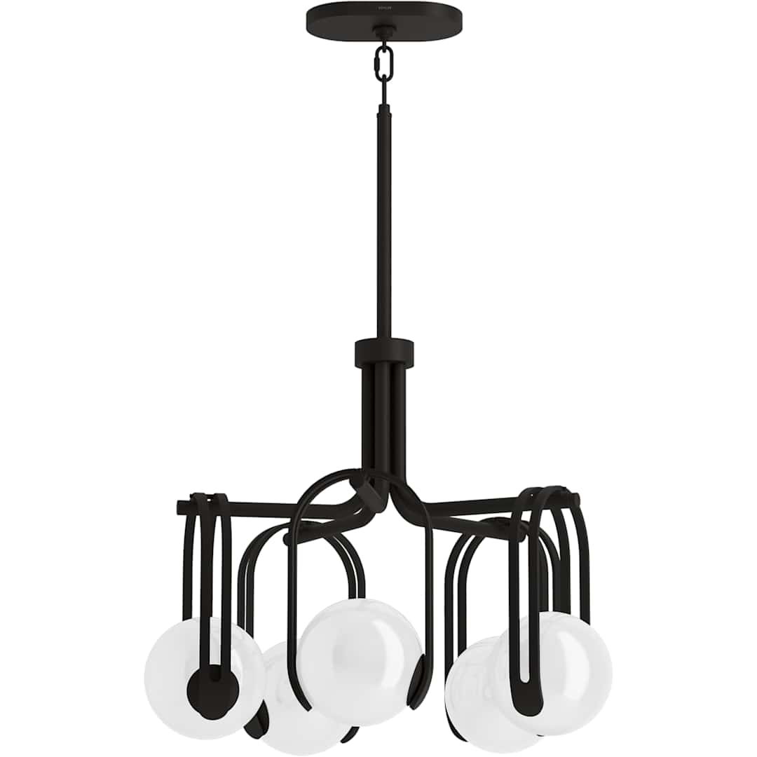 Kraga 5 Light 23" Wide Chandelier