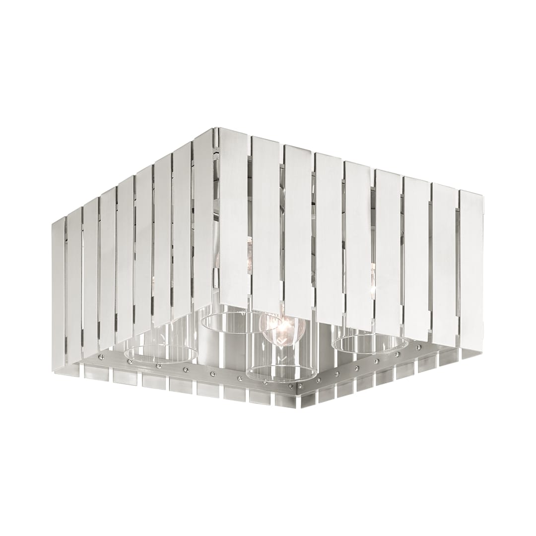 Greenwich 4 Light 13" Wide Flush Mount Outdoor Ceiling Fixture