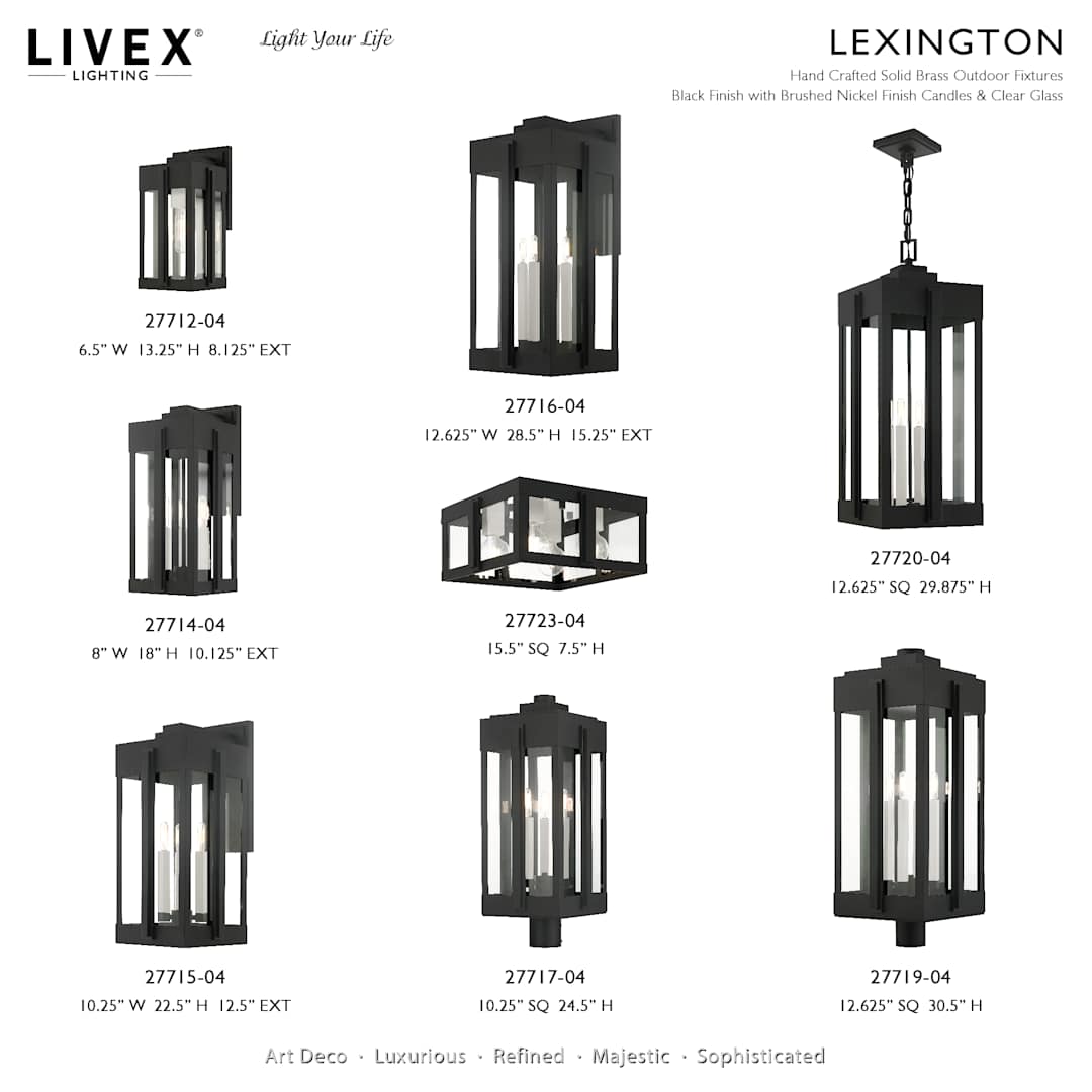 Lexington 4 Light 13" Wide Outdoor Pendant