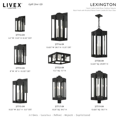 Lexington 4 Light 13" Wide Outdoor Pendant