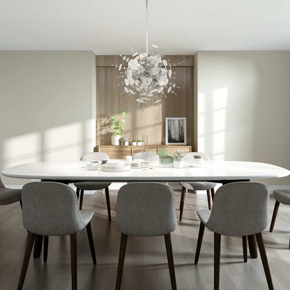 Circulo 6 Light 30" Wide Sputnik Chandelier