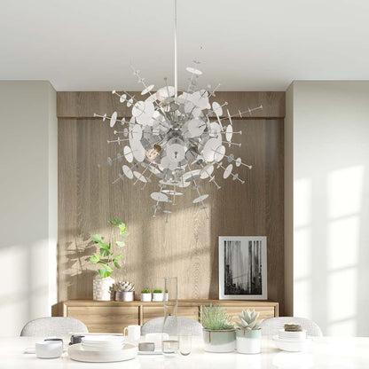 Circulo 6 Light 30" Wide Sputnik Chandelier