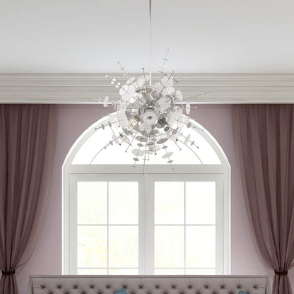 Circulo 6 Light 30" Wide Sputnik Chandelier