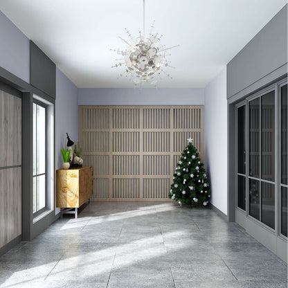 Circulo 6 Light 30" Wide Sputnik Chandelier