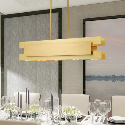 Varick 4 Light 36" Wide Linear Chandelier