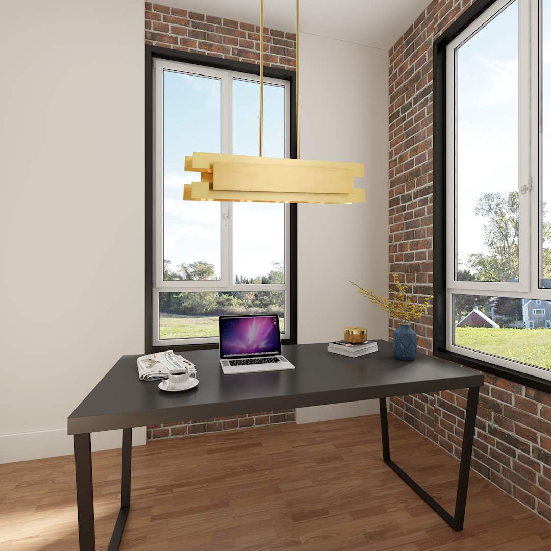 Varick 4 Light 36" Wide Linear Chandelier