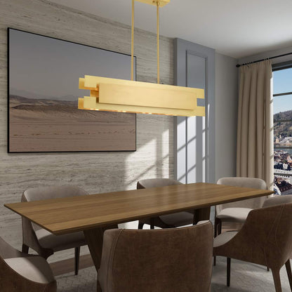 Varick 4 Light 36" Wide Linear Chandelier