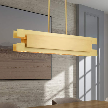 Varick 4 Light 36" Wide Linear Chandelier