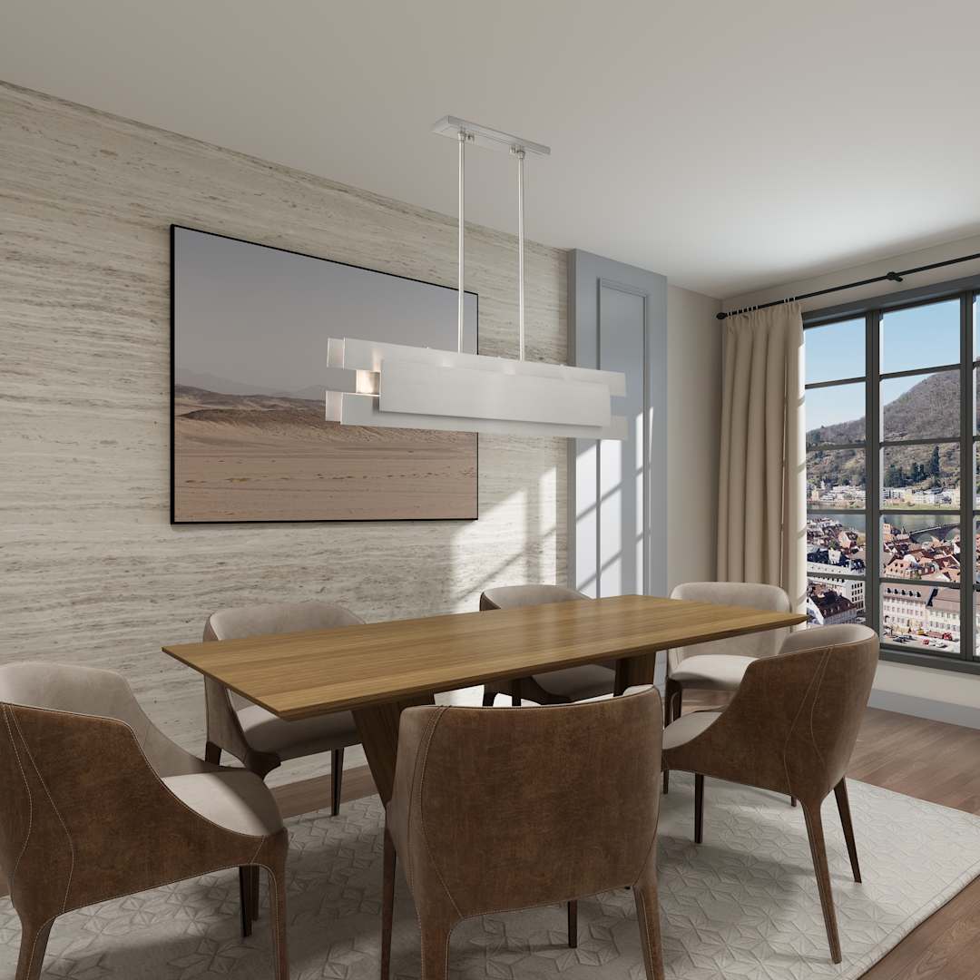 Varick 4 Light 36" Wide Linear Chandelier