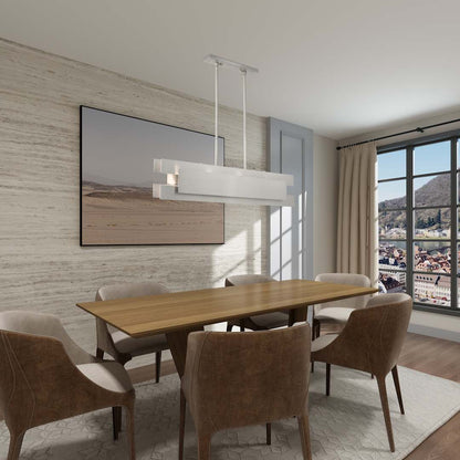 Varick 4 Light 36" Wide Linear Chandelier