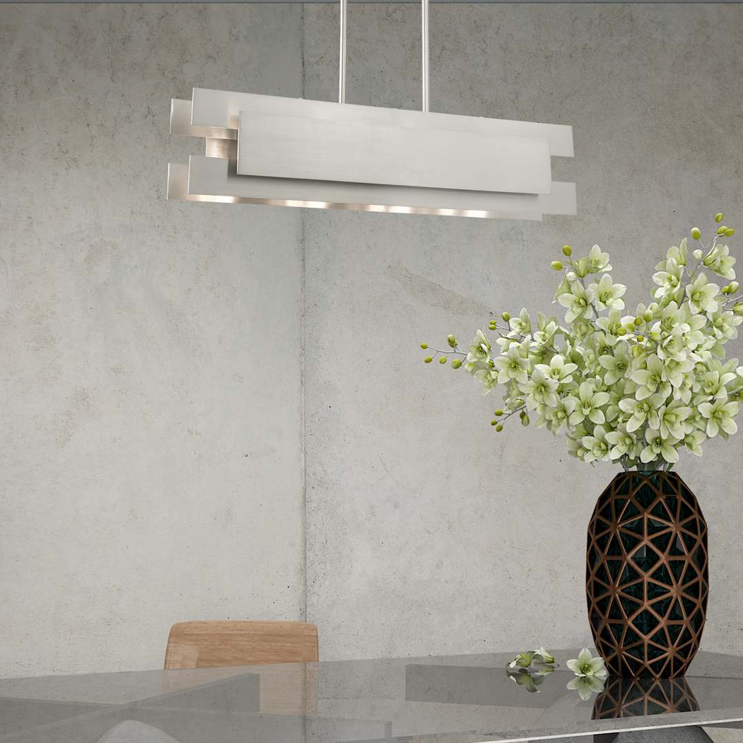 Varick 4 Light 36" Wide Linear Chandelier