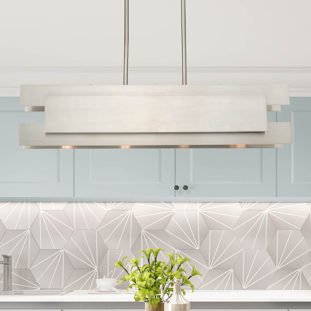 Varick 4 Light 36" Wide Linear Chandelier