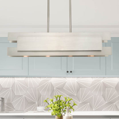 Varick 4 Light 36" Wide Linear Chandelier