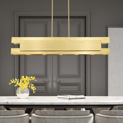 Varick 5 Light 46" Wide Linear Chandelier