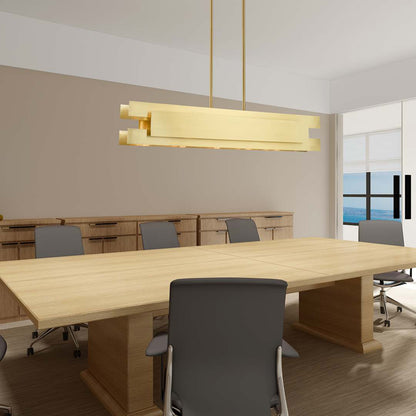 Varick 5 Light 46" Wide Linear Chandelier