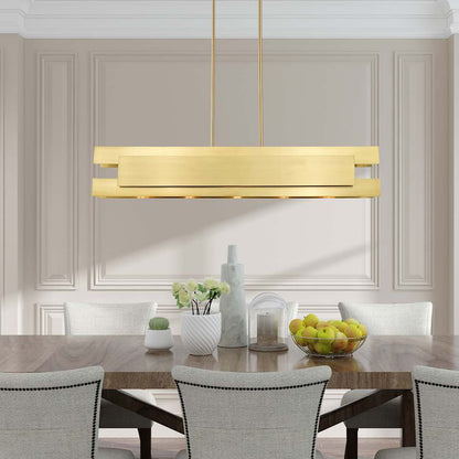 Varick 5 Light 46" Wide Linear Chandelier