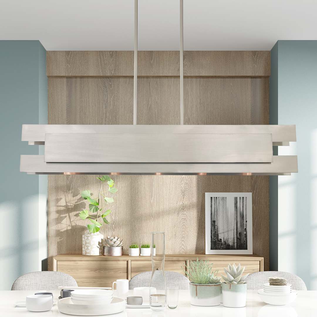 Varick 5 Light 46" Wide Linear Chandelier