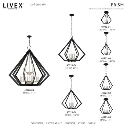 Prism 15 Light 42" Wide Taper Candle Chandelier