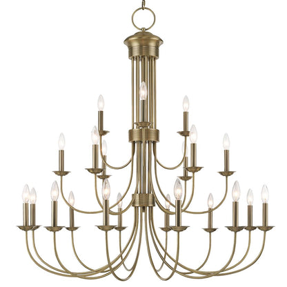 Estate 21 Light 42" Wide Taper Candle Style Chandelier