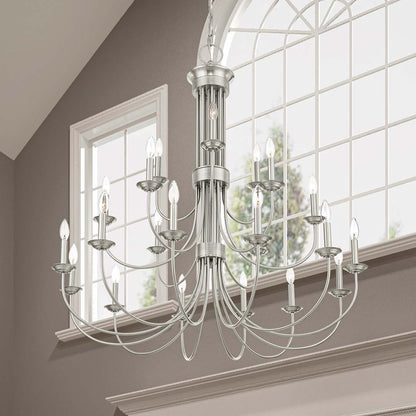 Estate 21 Light 42" Wide Taper Candle Style Chandelier