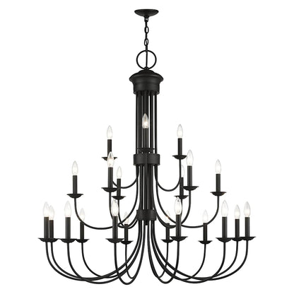 Estate 21 Light 42" Wide Taper Candle Style Chandelier