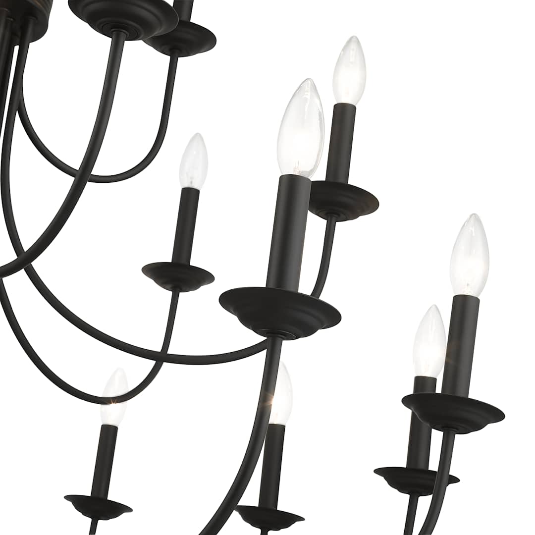 Estate 21 Light 42" Wide Taper Candle Style Chandelier