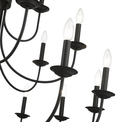 Estate 21 Light 42" Wide Taper Candle Style Chandelier