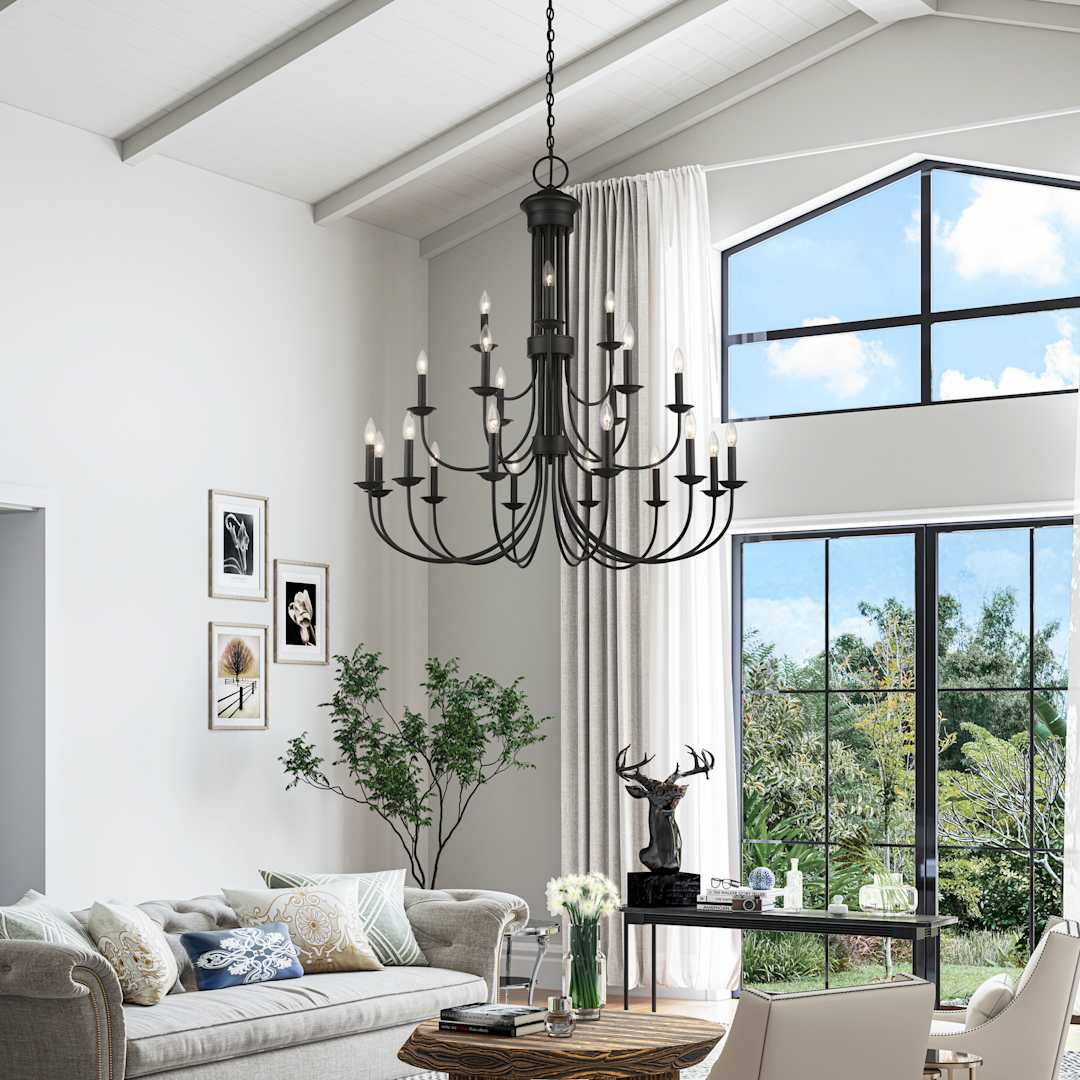 Estate 21 Light 42" Wide Taper Candle Style Chandelier