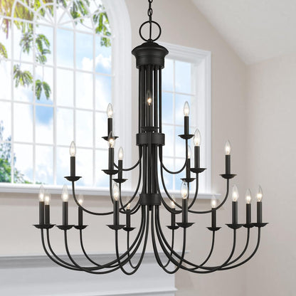 Estate 21 Light 42" Wide Taper Candle Style Chandelier