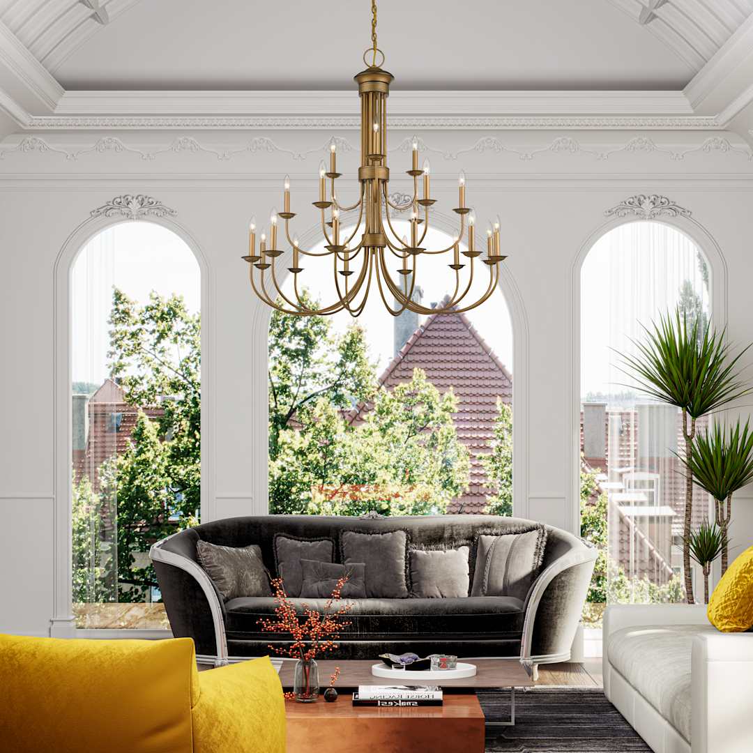 Estate 21 Light 42" Wide Taper Candle Style Chandelier