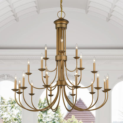 Estate 21 Light 42" Wide Taper Candle Style Chandelier