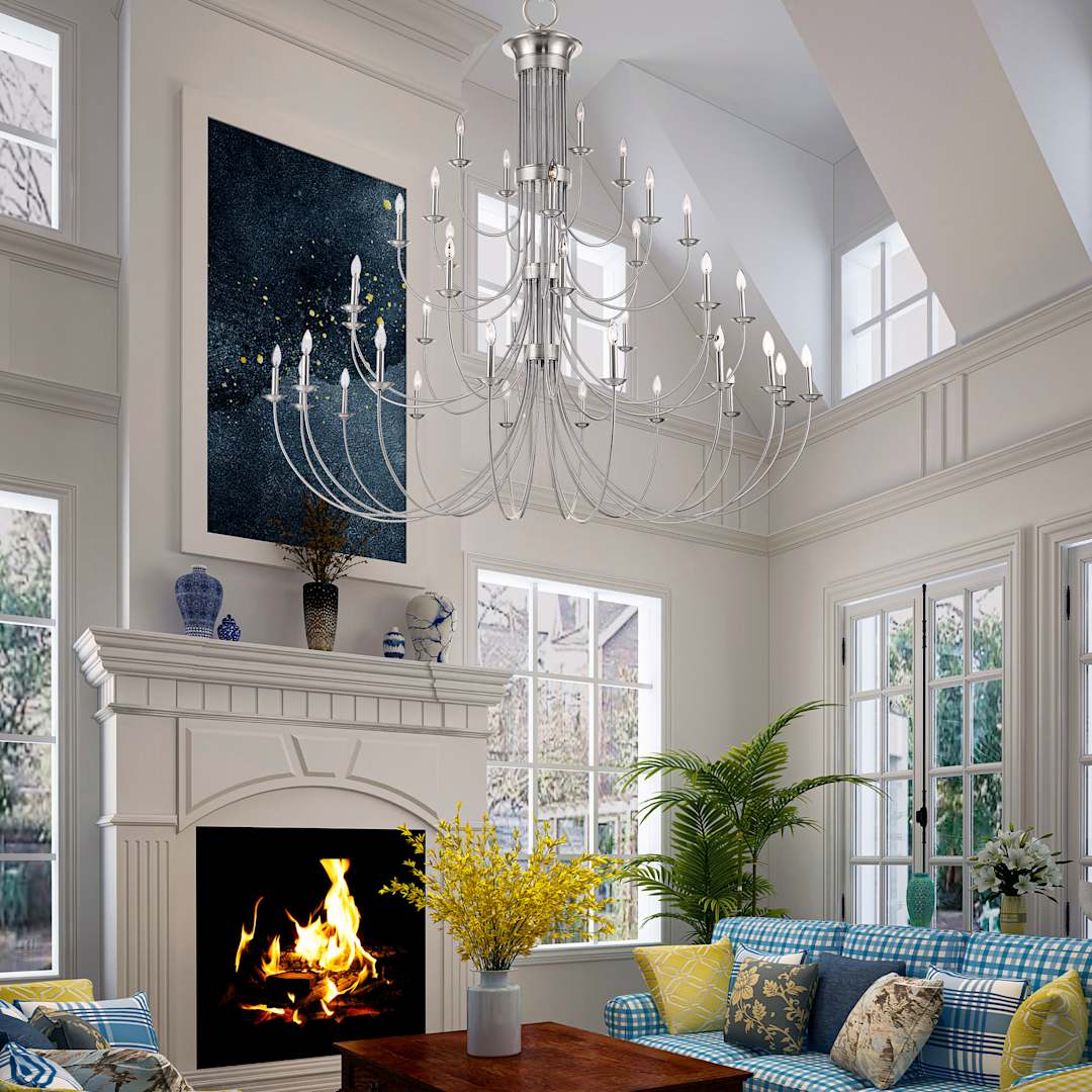 Estate 38 Light 72" Wide Candle Style Chandelier