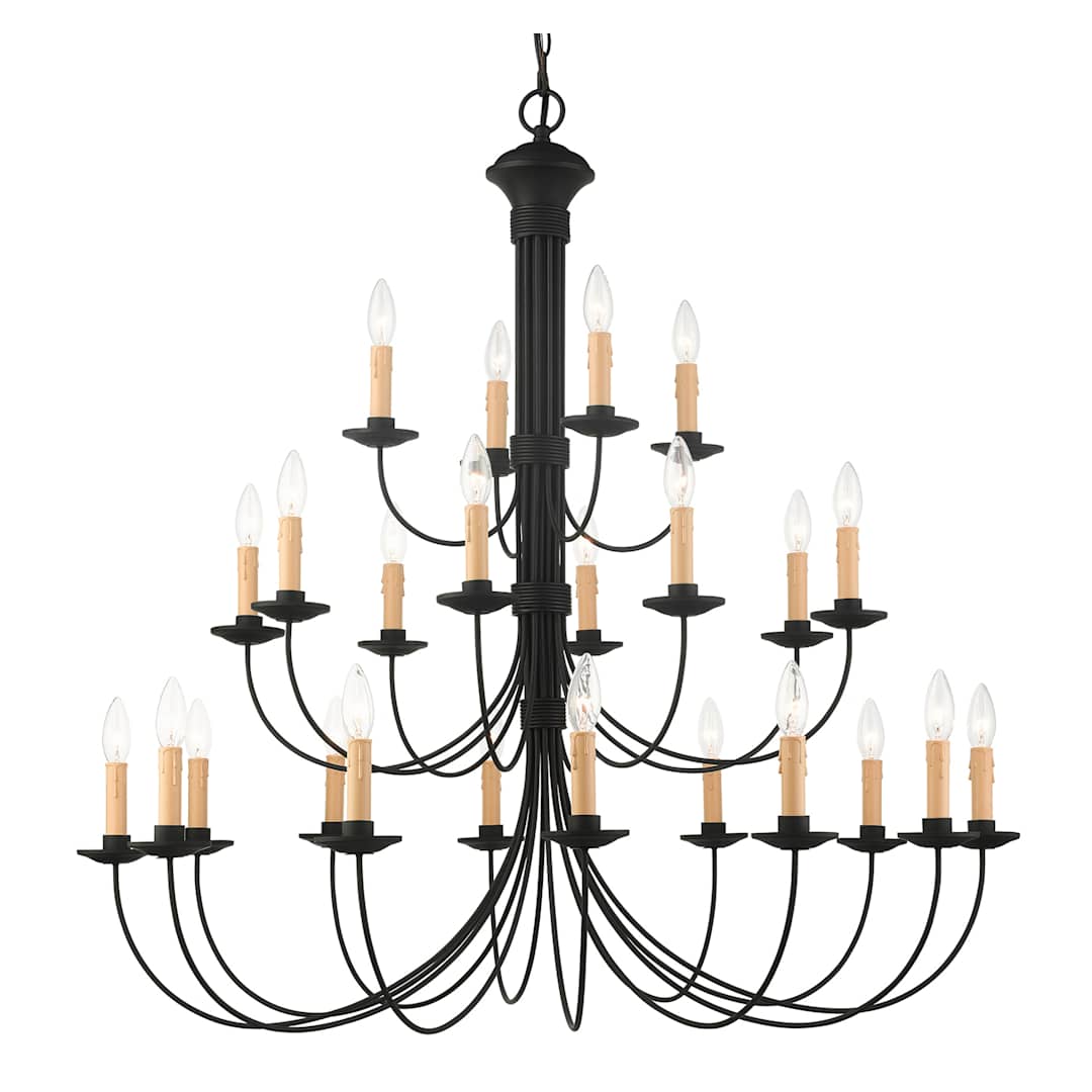 Heritage 24 Light 3 Tier Chandelier