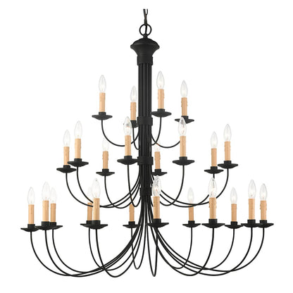 Heritage 24 Light 3 Tier Chandelier