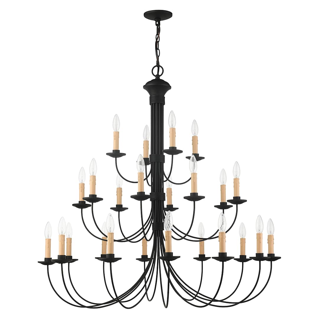 Heritage 24 Light 3 Tier Chandelier