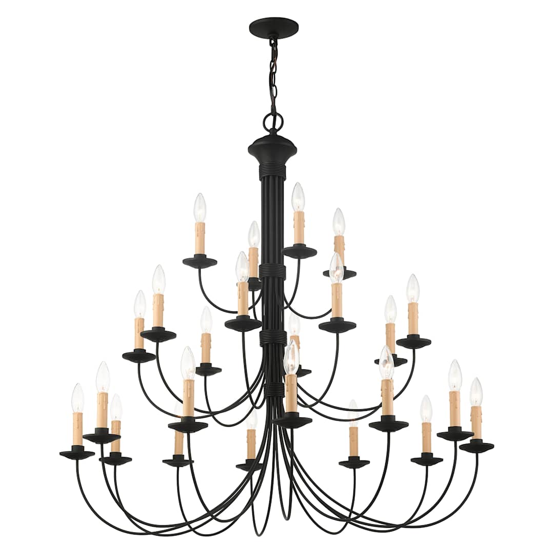 Heritage 24 Light 3 Tier Chandelier