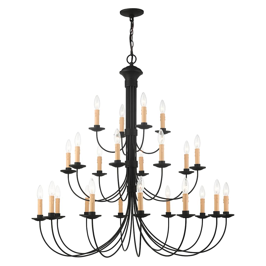Heritage 24 Light 3 Tier Chandelier