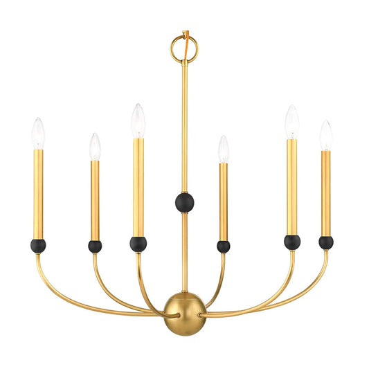 Cortlandt 6 Light 28" Wide Candle Style Chandelier