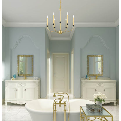 Cortlandt 6 Light 28" Wide Candle Style Chandelier