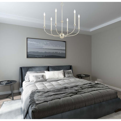 Cortlandt 6 Light 28" Wide Candle Style Chandelier