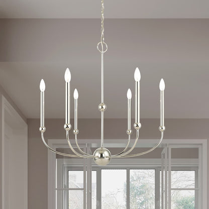 Cortlandt 6 Light 28" Wide Candle Style Chandelier