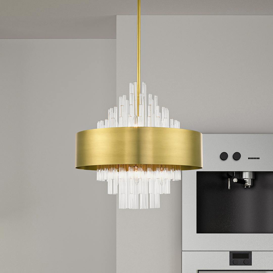 Orenburg 8 Light 21" Wide Crystal Drum Chandelier