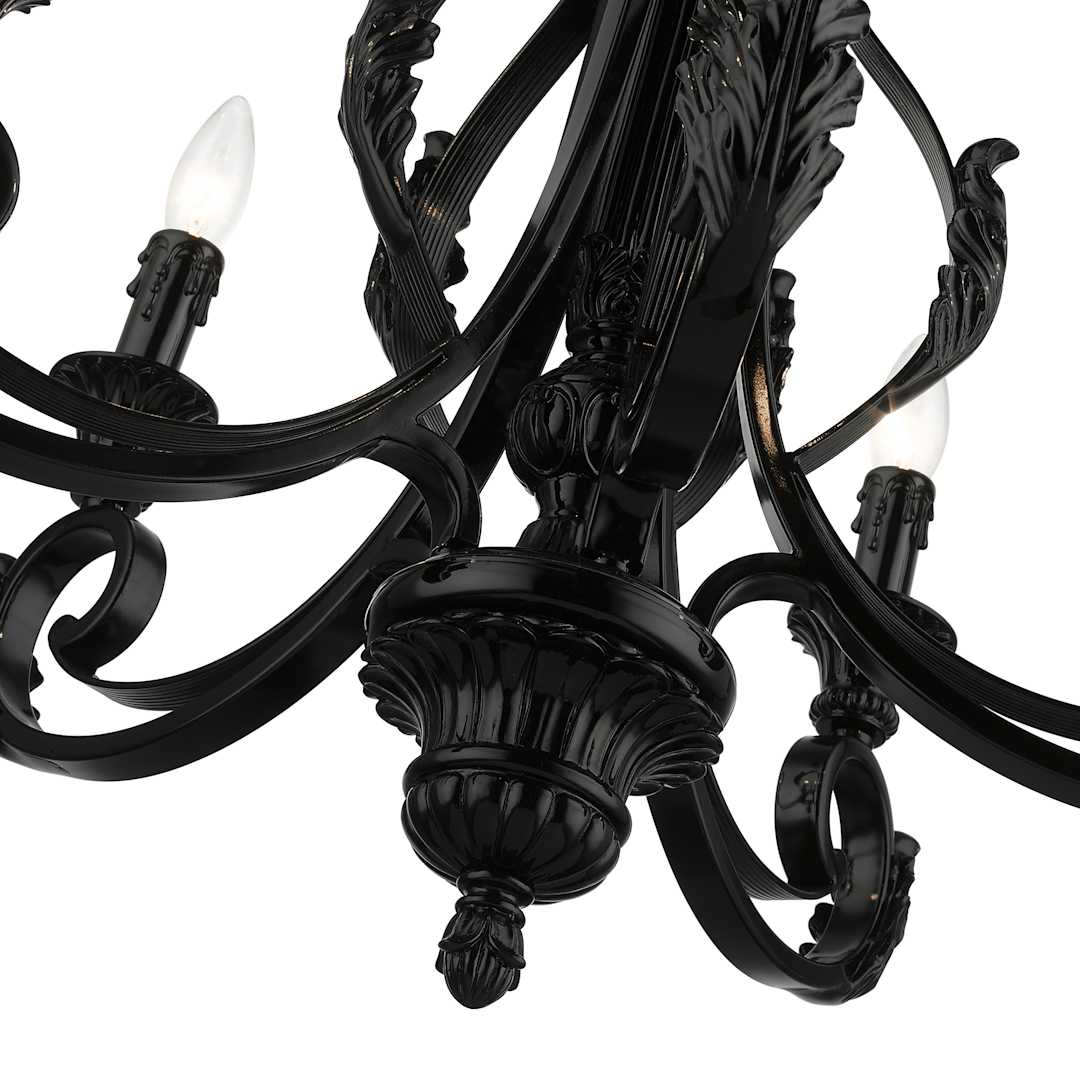 Valencia 5 Light 25" Wide Taper Candle Style Chandelier