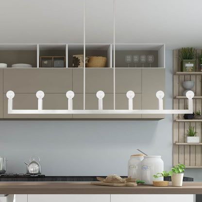 Solna 7 Light 17" Wide Linear Chandelier