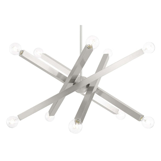 Solna 10 Light 34" Wide Abstract Sputnik Chandelier