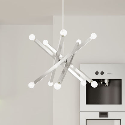 Solna 10 Light 34" Wide Abstract Sputnik Chandelier