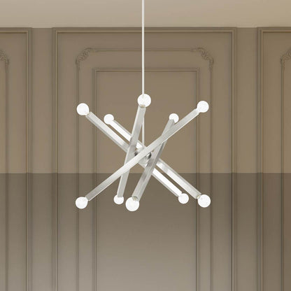 Solna 10 Light 34" Wide Abstract Sputnik Chandelier