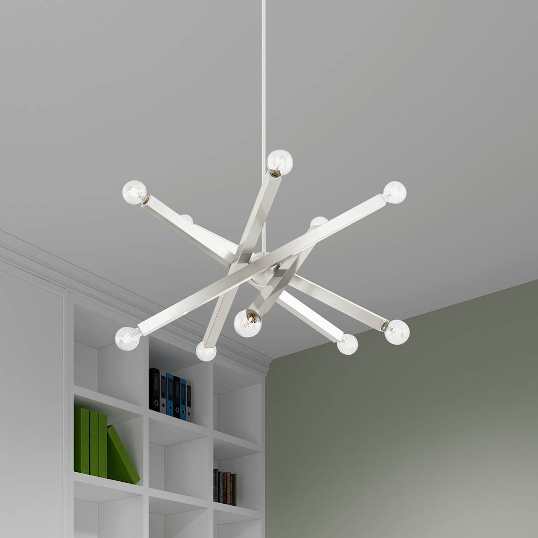 Solna 10 Light 34" Wide Abstract Sputnik Chandelier