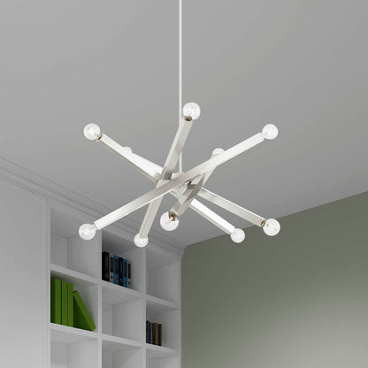 Solna 10 Light 34" Wide Abstract Sputnik Chandelier